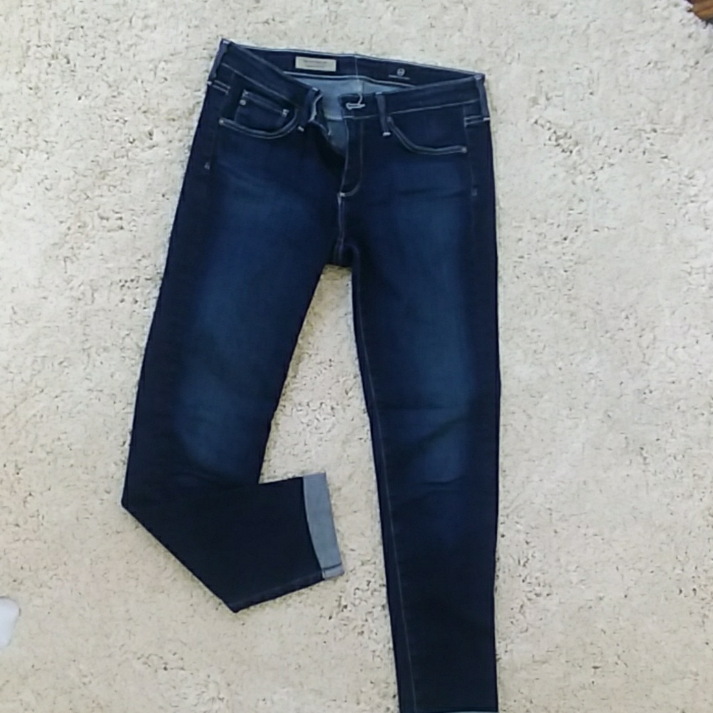 Stilt rollup/cigarette rollup AG navy jeans